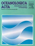 Go to journal home page - Oceanologica Acta